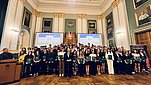 Zdjęcie grupowe lauretów olimpiady