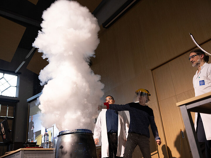 Wybuch azotu z beczki