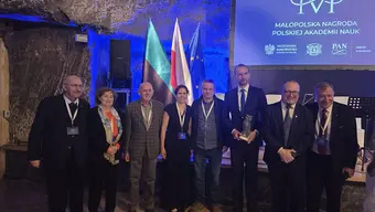 Grupa ludzi w kopali Soli Wieliczka