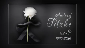 grafika dekoracyjna na czarnym tle róża i typografia